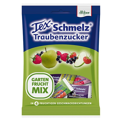SOLDAN Tex Schmelz Gartenfrucht-Mix Kautabletten 75 Gramm