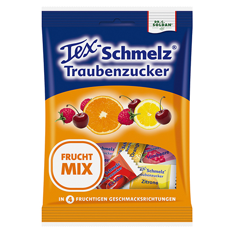 SOLDAN Tex Schmelz Frucht-Mix Kautabletten 75 Gramm