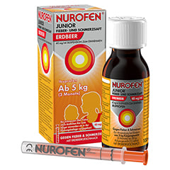 Nurofen Junior Fieber- und Schmerzsaft Erdbeer 40mg/ml Susp.
