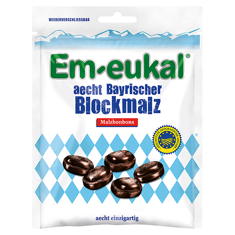 EM-EUKAL Bonbons aecht Bayrischer Blockmalz gg.Azh 100 Gramm