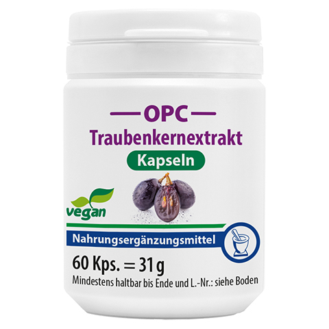 OPC TRAUBENKERNEXTRAKT+Vitamin C Kapseln 60 Stck