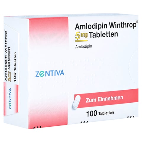 Amlodipin Winthrop 5mg 100 Stck N3