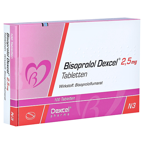 Bisoprolol Dexcel 2,5mg 100 Stck N3