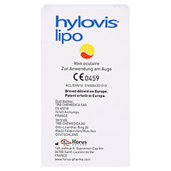 HYLOVIS lipo Augentropfen Einzeldosispipetten 30x0.4 Milliliter - Rechte Seite