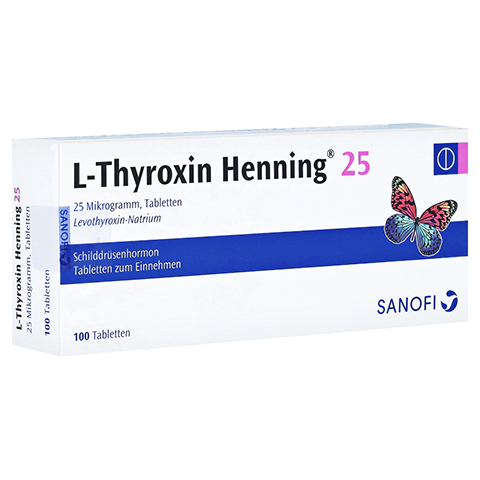 L-Thyroxin Henning 25 100 Stück N3