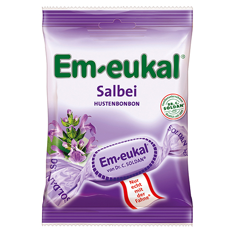 EM-EUKAL Bonbons Salbei zuckerhaltig 75 Gramm