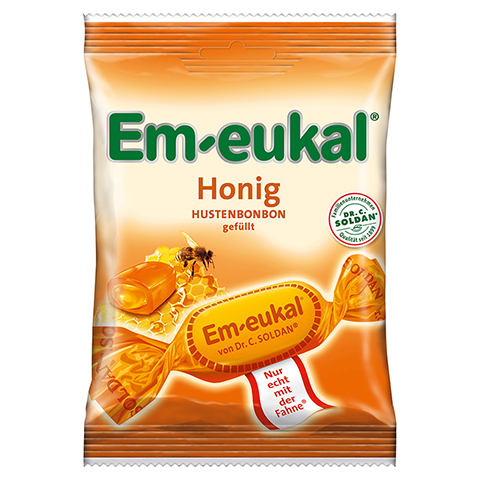 EM-EUKAL Bonbons Honig gefüllt zuckerhaltig 75 Gramm