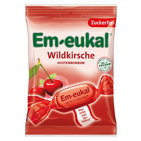 EM-EUKAL Bonbons Wildkirsche zuckerfrei 75 Gramm