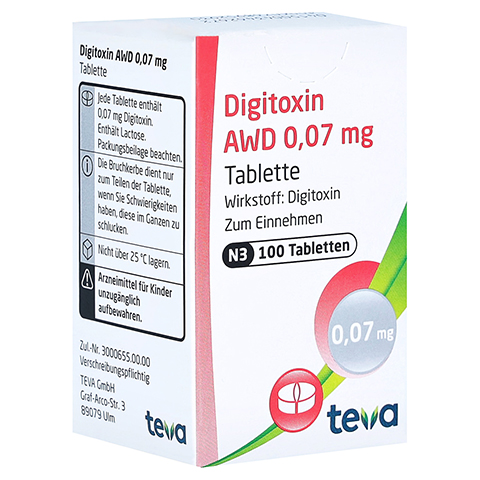 Digitoxin AWD 0,07mg 100 Stck N3