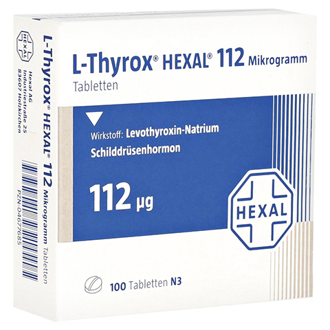 L-Thyrox HEXAL 112 Mikrogramm 100 Stück N3