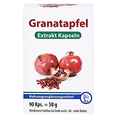 Granatapfel Extrakt Kapseln 90 Stck - Vorderseite