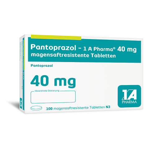 Pantoprazol-1A Pharma 40mg 100 Stück N3