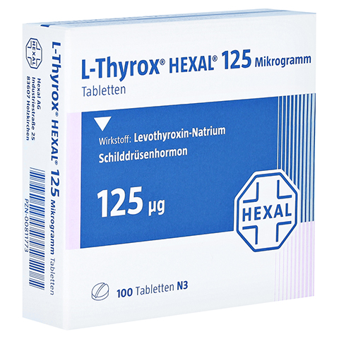 L-Thyrox HEXAL 125 Mikrogramm 100 Stück N3