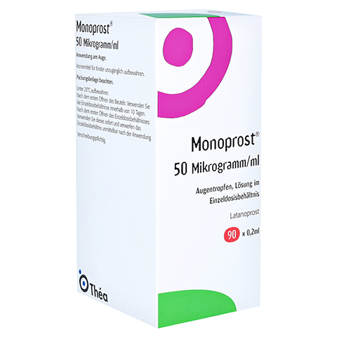 MONOPROST 50 Mikrogramm/ml Augentropfen 90x0.2 Milliliter N3