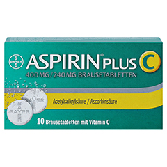 Aspirin plus C 400mg/240mg 10 Stück - Vorderseite