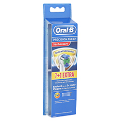 ORAL B Aufsteckbrsten Prec.Clean Bakteriensch.7+1 8 Stck
