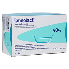 Tannolact 40% Badezusatz Beutel 40x10 Gramm