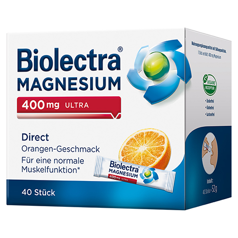 Biolectra Magnesium 400 mg ultra Direct 40 Stück