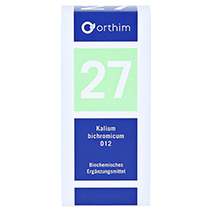 BIOCHEMIE Orthim 27 Kalium bichromicum D 12 Tabl. 400 Stck N3 - Vorderseite