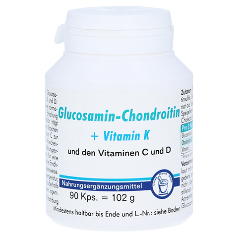 GLUCOSAMIN-CHONDROITIN+Vitamin K Kapseln 90 Stück