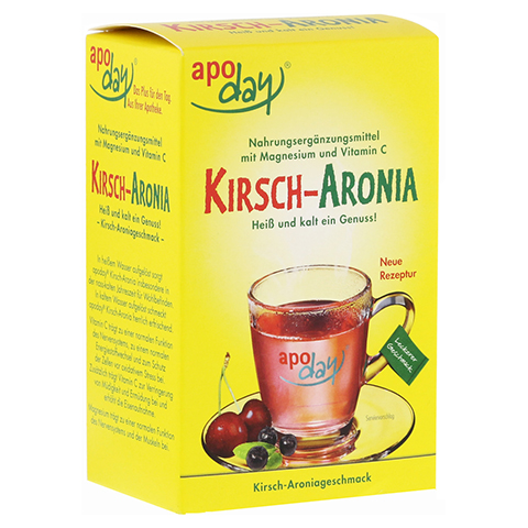APODAY Kirsch Magnesium+Vitamin C Pulver 10x10 Gramm