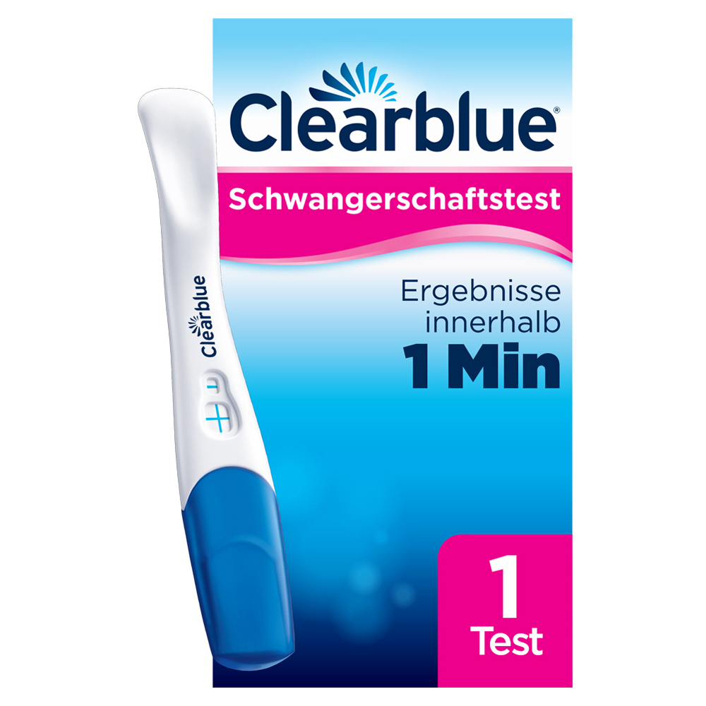 Clearblue Schwangerschaftstest Schnelle Erkennung.