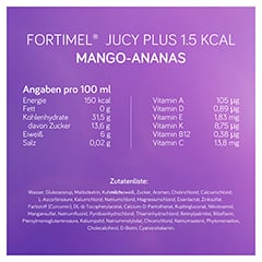FORTIMEL Jucy Plus Mango Ananas 32x200 Milliliter - Info 8