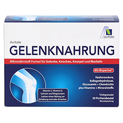 GELENKNAHRUNG+Hyaluronsure Trinkgranulat 30x15 Gramm - Vorderseite