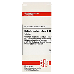 HELODERMA horridum D 12 Tabletten 80 Stck N1 - Vorderseite