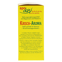 APODAY Kirsch Magnesium+Vitamin C Pulver 10x10 Gramm - Linke Seite