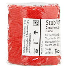 BORT StabiloColor Binde 6 cm rot 1 Stück - Rechte Seite