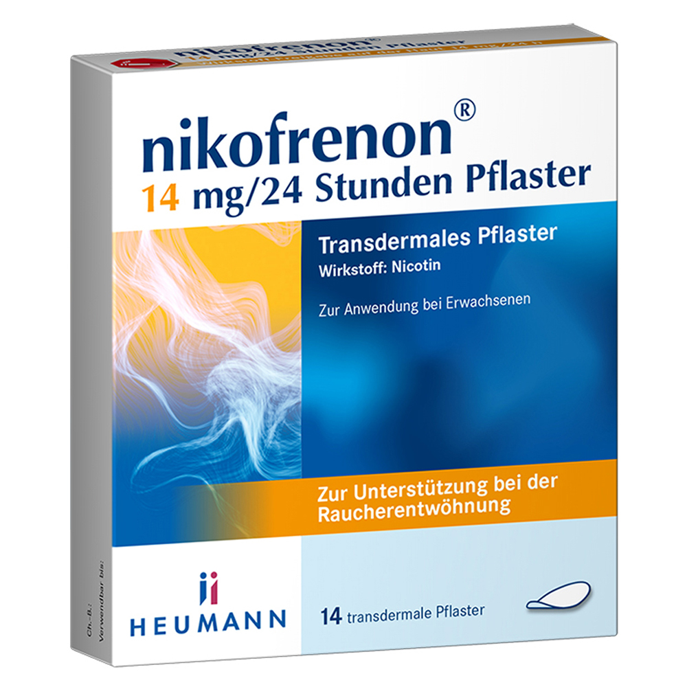 Nikofrenon 14mg/24 Stunden Heumann Pflaster transdermal 14 Stück