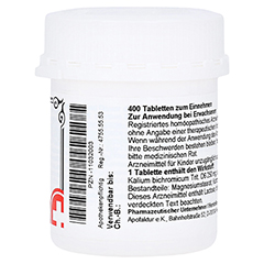 SCHSSLER NR.27 Kalium bichromicum D 6 Tabletten 400 Stck - Linke Seite