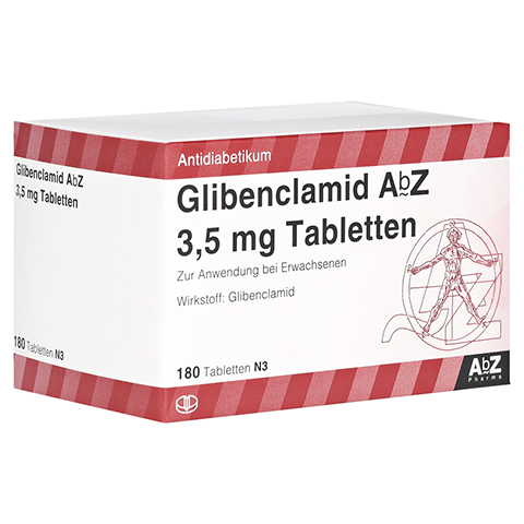 Glibenclamid AbZ 3,5mg 180 Stck N3