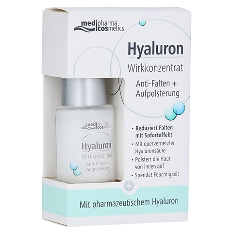 medipharma Hyaluron Wirkkonzentrat Anti Falten + Aufpolsterung 13 Milliliter