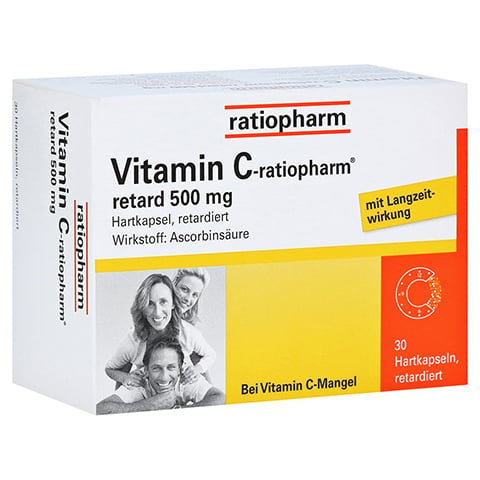 Vitamin C-ratiopharm retard 500mg 30 Stück