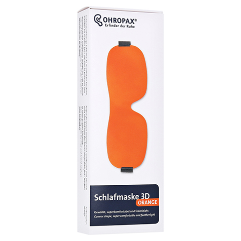 OHROPAX Schlafmaske 3D orange 1 Stück