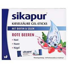 SIKAPUR Kieselsure Gel-Sticks rote Beeren 30 Stck - Vorderseite