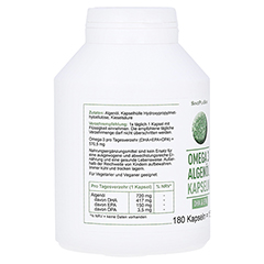OMEGA-3 Algenöl DHA+EPA Kapseln 180 Stück - Rechte Seite