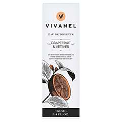 VIVANEL Eau de Toilette Grapefruit & Vetiver 100 Milliliter - Vorderseite