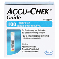 ACCU-CHEK Guide Teststreifen 100 Stck - Vorderseite