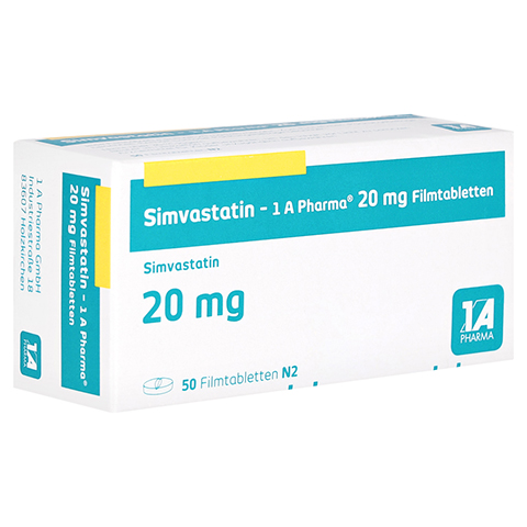 Simvastatin-1A Pharma 20mg 50 Stck N2