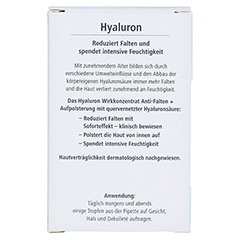 medipharma Hyaluron Wirkkonzentrat Anti Falten + Aufpolsterung 13 Milliliter - Rückseite