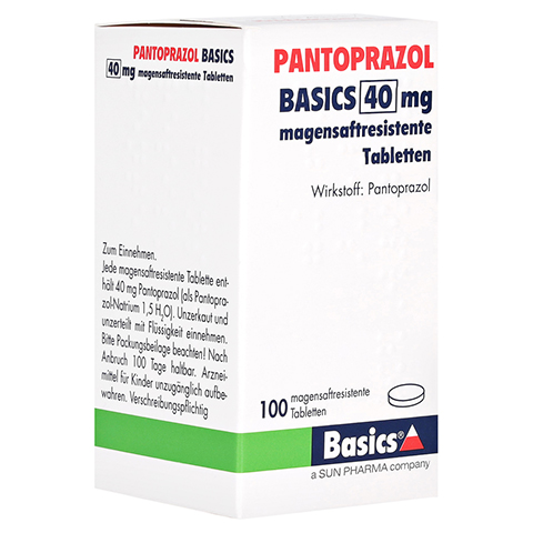 PANTOPRAZOL BASICS 40mg 100 Stck N3