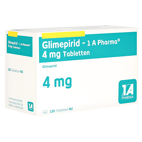 Glimepirid-1A Pharma 4mg 120 Stck N2