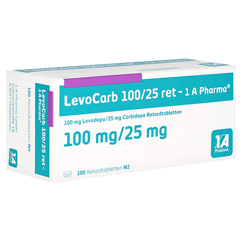 LevoCarb 100/25 ret -1A Pharma 100 Stck N2