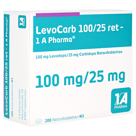 LevoCarb 100/25 ret -1A Pharma 200 Stck N3