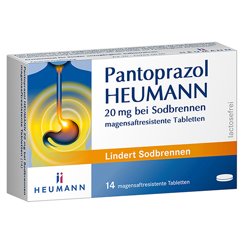 Pantoprazol Heumann 20mg bei Sodbrennen 14 Stck