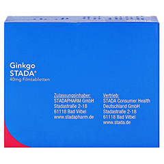 Ginkgo STADA 40mg 120 Stück - Oberseite