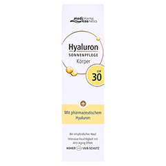 medipharma Hyaluron Sonnenpflege Krper LSF 30 150 Milliliter - Vorderseite
